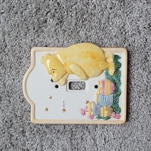 Classic winnie the pooh light switch cover